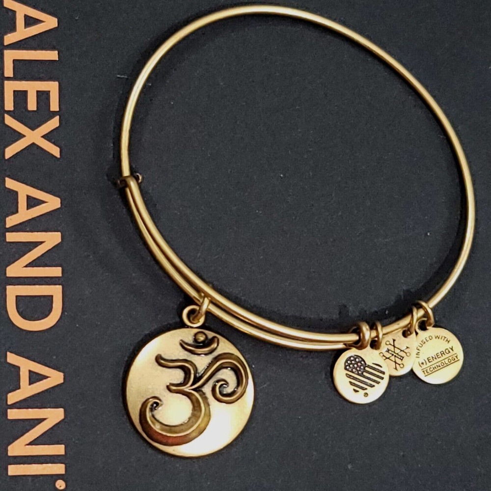 Alex and Ani OM Charm Bracelet